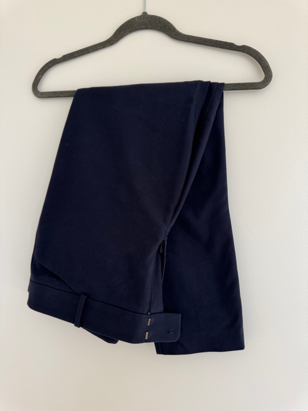LOFT Navy Cropped Ankle Pants